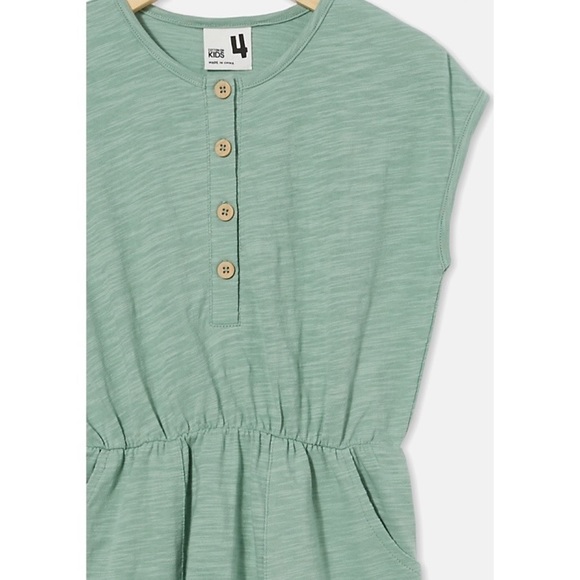 👧🏻NWT Cotton On Sigrid Dress size 6 ‘Smashed Avocado’ Green - Picture 2 of 4
